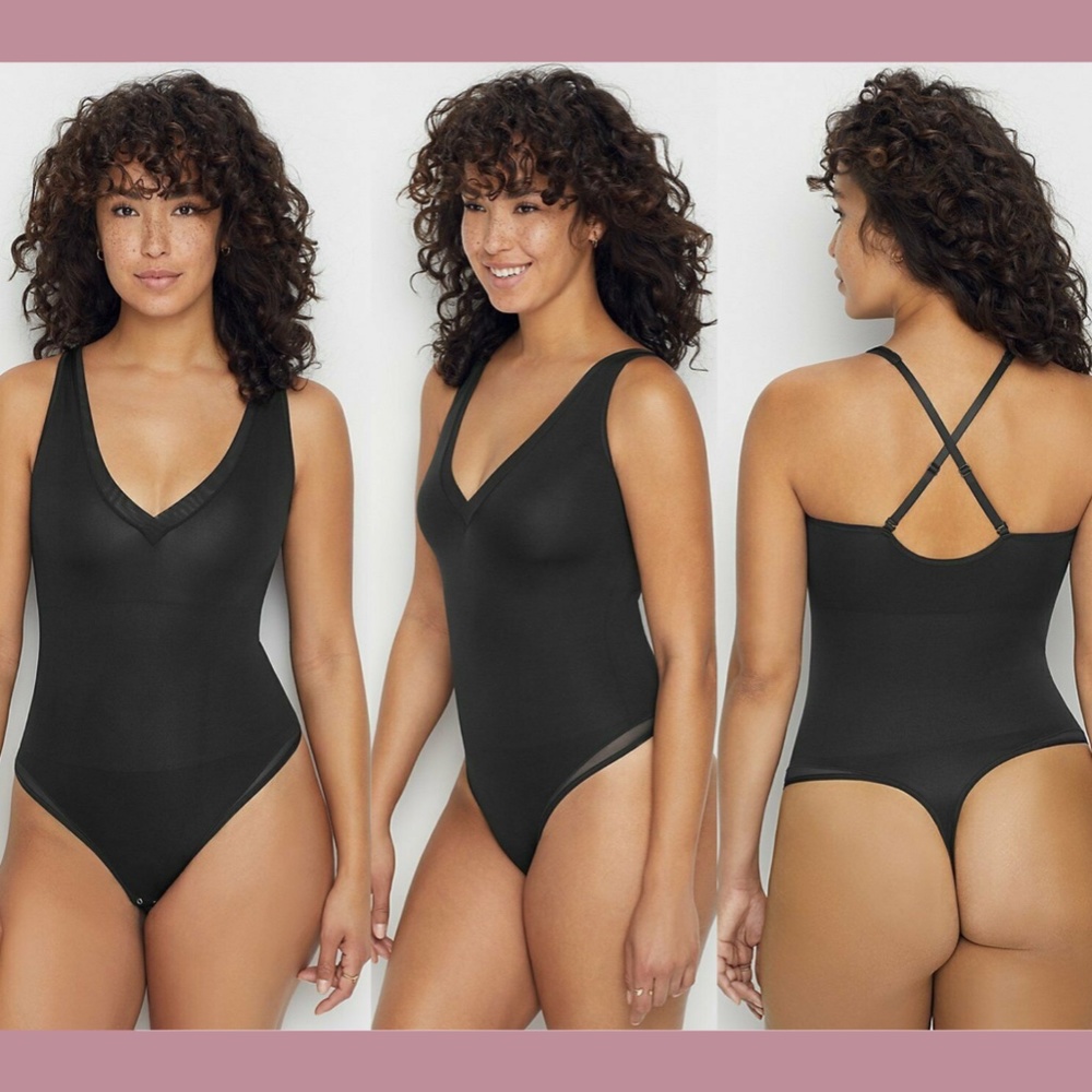 NWT $58 Yummie Stevie Seamless Shaping Thong Bodysuit [SZ L/XL ]‎